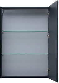 Aquanet Мебель для ванной Алвита New 60 2 дверцы подвесная антрацит матовая – фотография-18